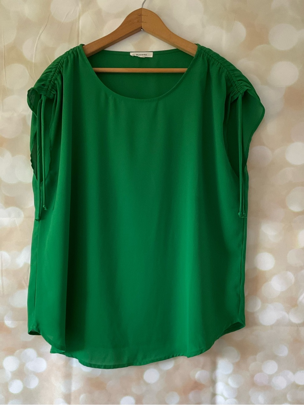 Pleione Green Blouse